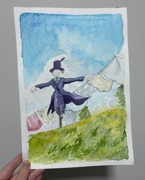 Turnip Head - Watercolour