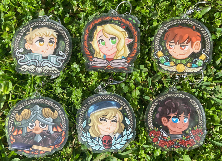 Dungeon Meshi Charms